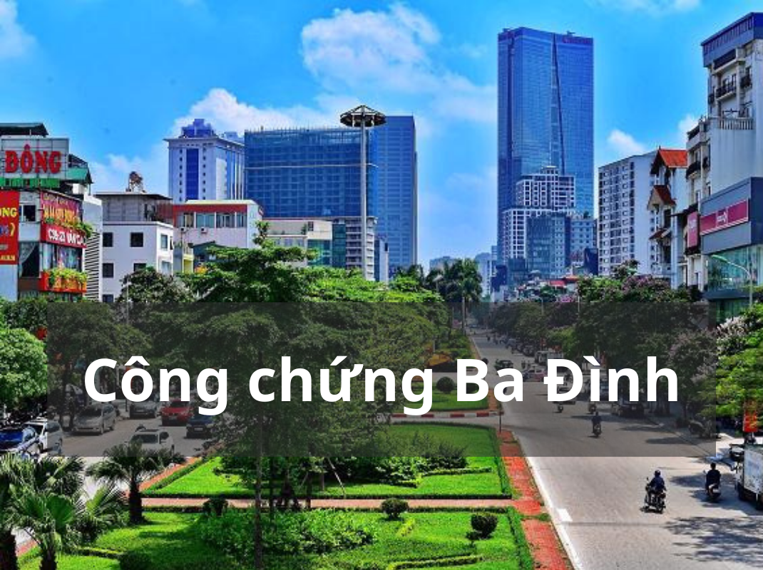 Dịch thuật công chứng Ba Đình