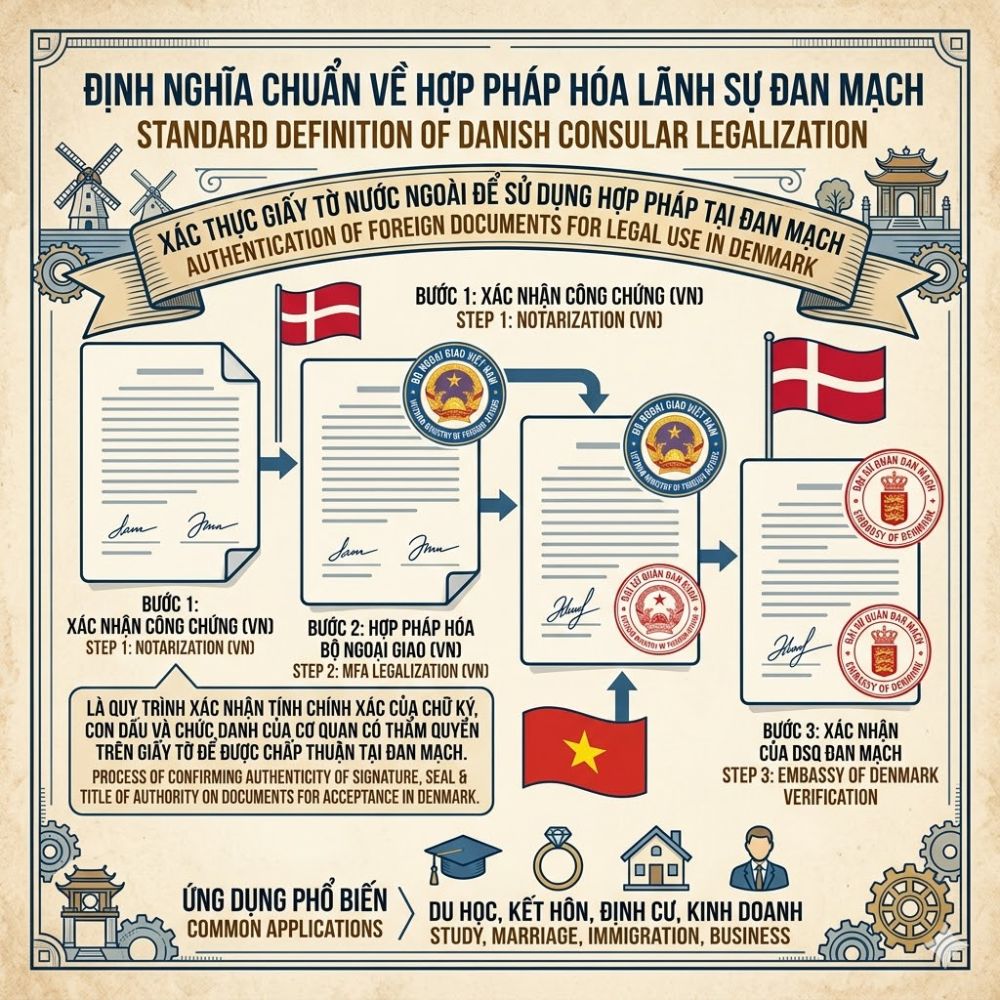 hợp pháp hoá lãnh sự Đan Mạch