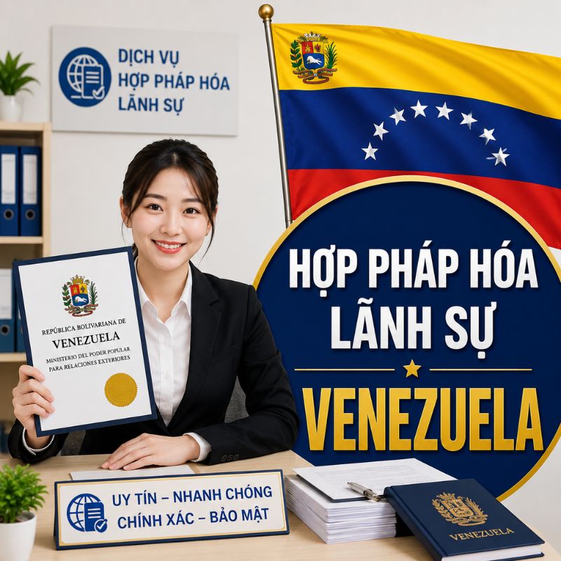 HỢP PHÁP HÓA LÃNH SỰ VENEZUELA
