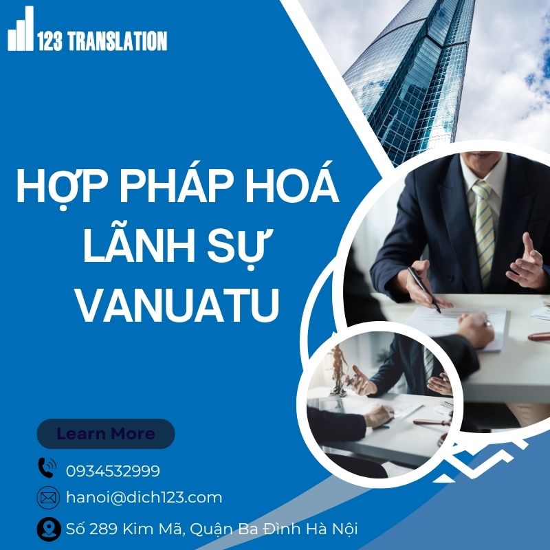 Hợp pháp hoá lãnh sự Vanuatu
