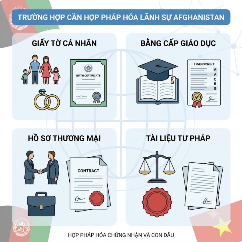 Chuẩn bị đầy đủ hồ sơ hợp pháp hóa lãnh sự Afghanistan sẽ giúp rút ngắn thời gian xử lý và hạn chế phát sinh.
