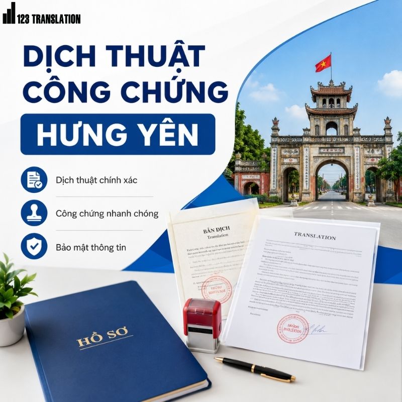 Dịch thuật công chứng Hưng Yên