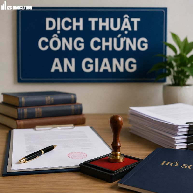Dịch thuật công chứng An Giang uy tín, nhanh chóng, chính xác