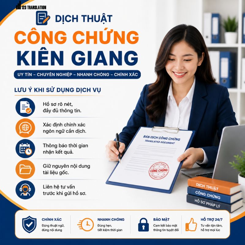 Dịch thuật công chứng Kiên Giang