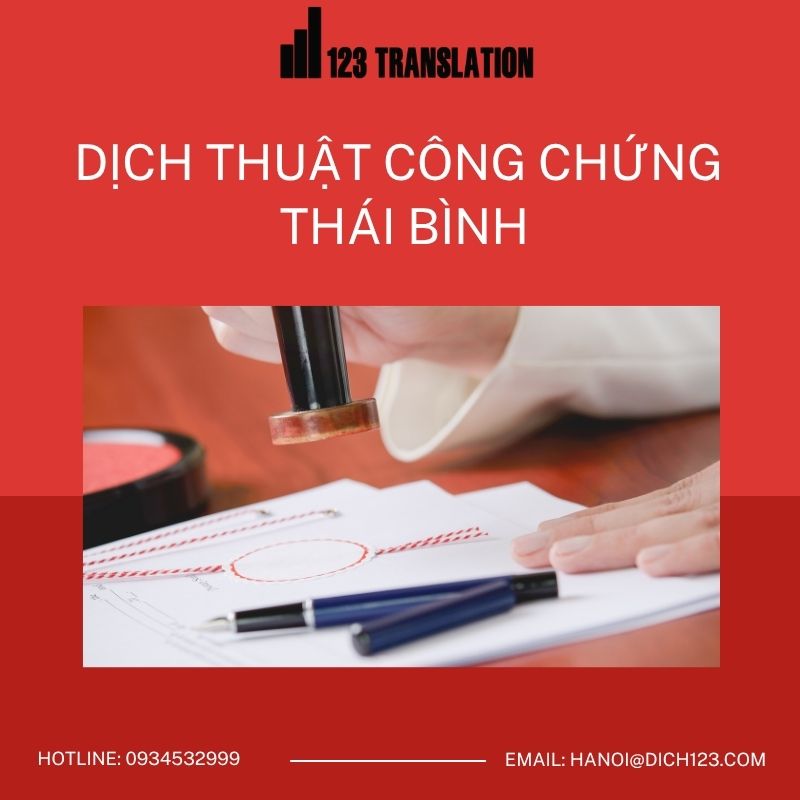 Lựa chọn Dịch thuật công chứng Thái Bình để đảm bảo bản dịch rõ ràng, chính xác và thống nhất.