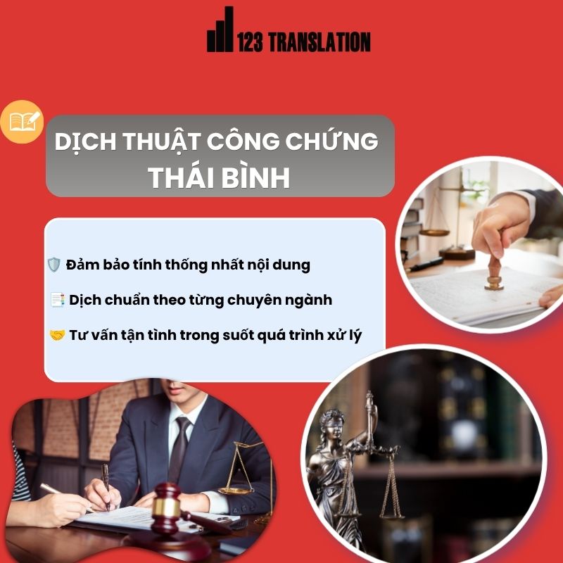 Dịch thuật công chứng Thái Bình đáp ứng nhu cầu dịch nhiều loại giấy tờ trong học tập, lao động và kinh doanh.