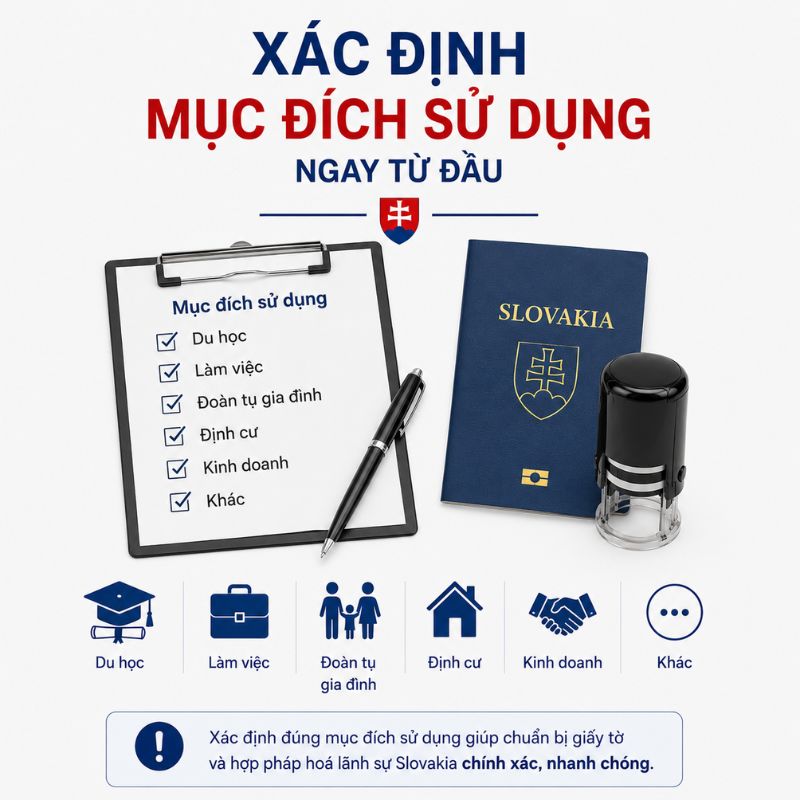 Làm giấy tờ đi Slovakia tránh sai sót ngay từ đầu