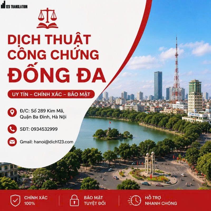Dịch thuật công chứng Đống Đa