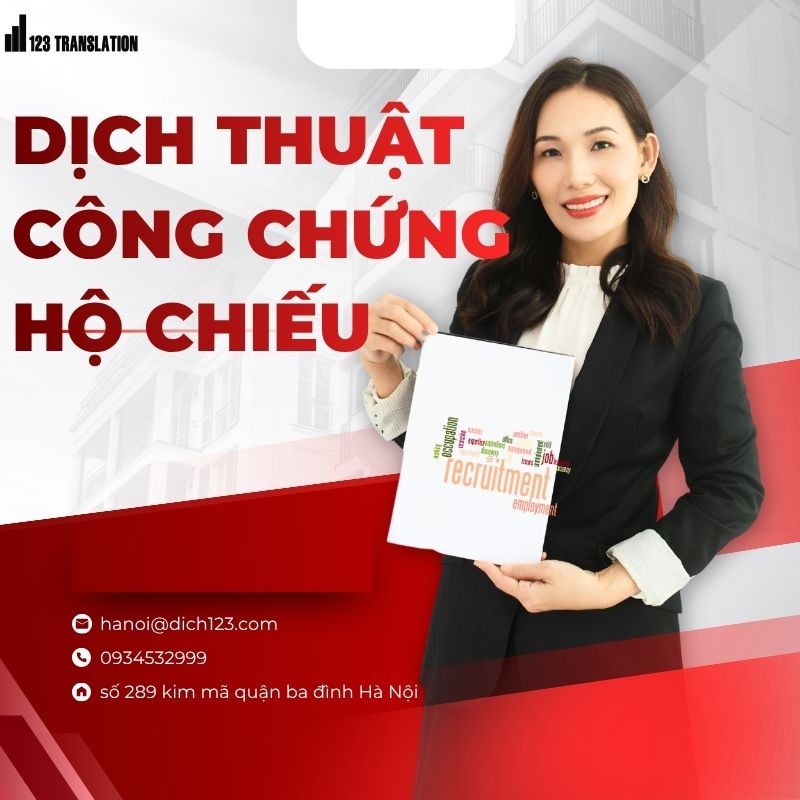 Dịch thuật công chứng hộ chiếu