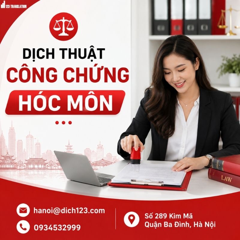 Dịch thuật công chứng Hóc Môn