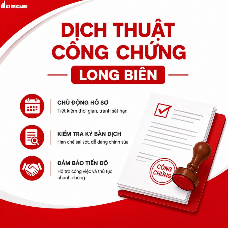 Dịch thuật công chứng Long Biên