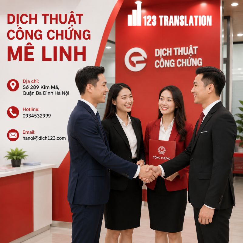 Dịch thuật công chứng Mê Linh Hà Nội