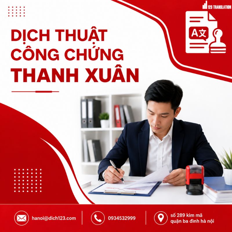 Dịch thuật công chứng Thanh Xuân