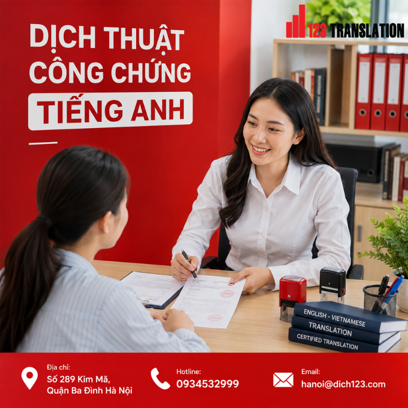 Dịch 123 Dịch thuật công chứng tiếng Anh