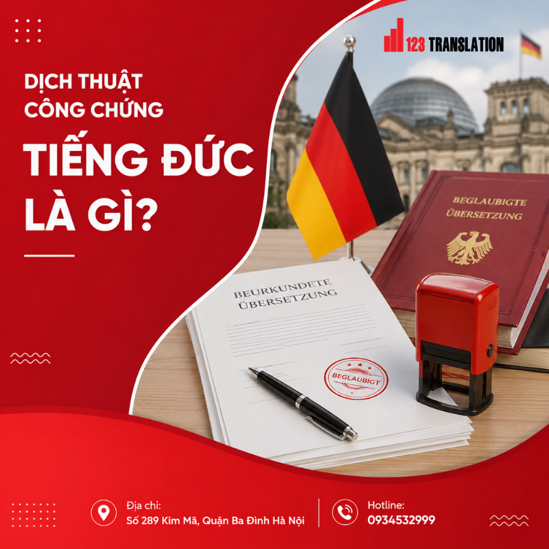 Dịch thuật công chứng tiếng Đức