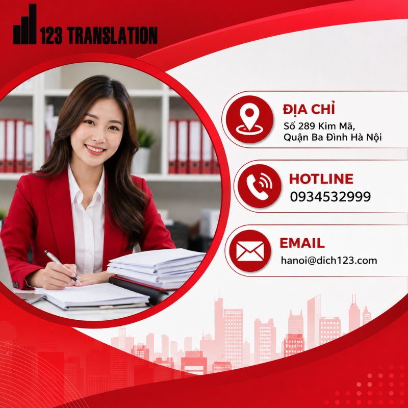 Văn phòng dịch thuật công chứng gần nhất giá rẻ
