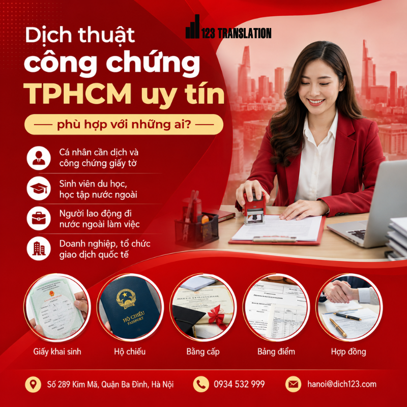 Nên hỏi rõ thời gian hoàn thành và chi phí trước khi sử dụng dịch vụ dịch thuật công chứng TPHCM uy tín.