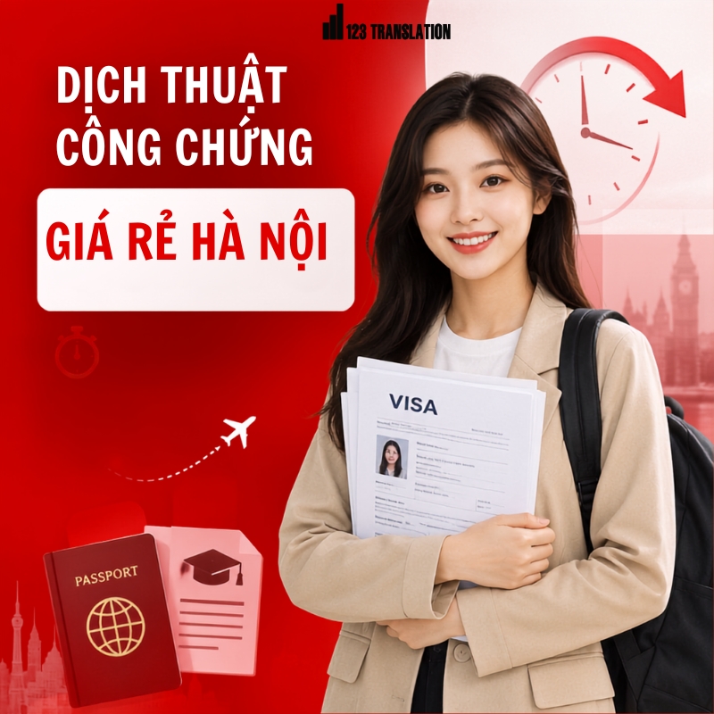 Dịch thuật công chứng giá rẻ Hà Nội