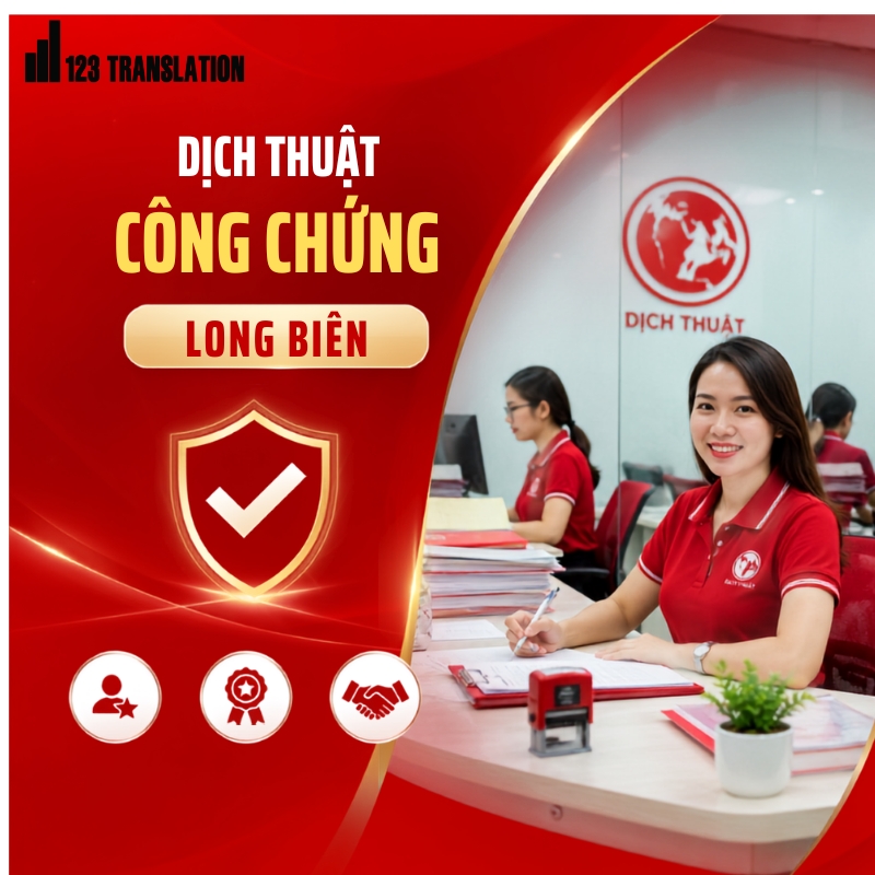 Dịch thuật công chứng Long Biên