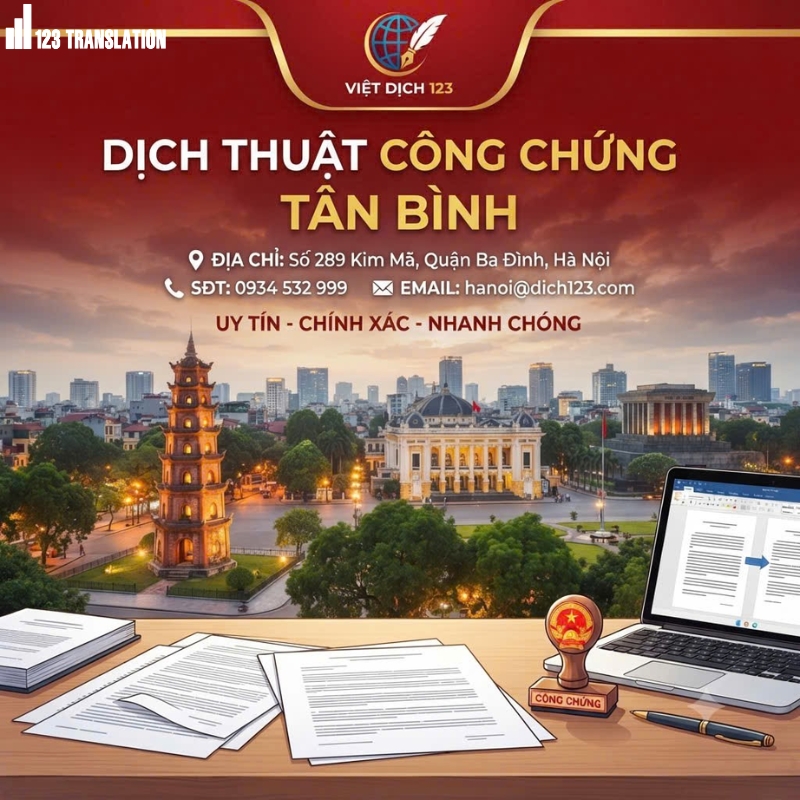 Dịch thuật công chứng Tân Bình