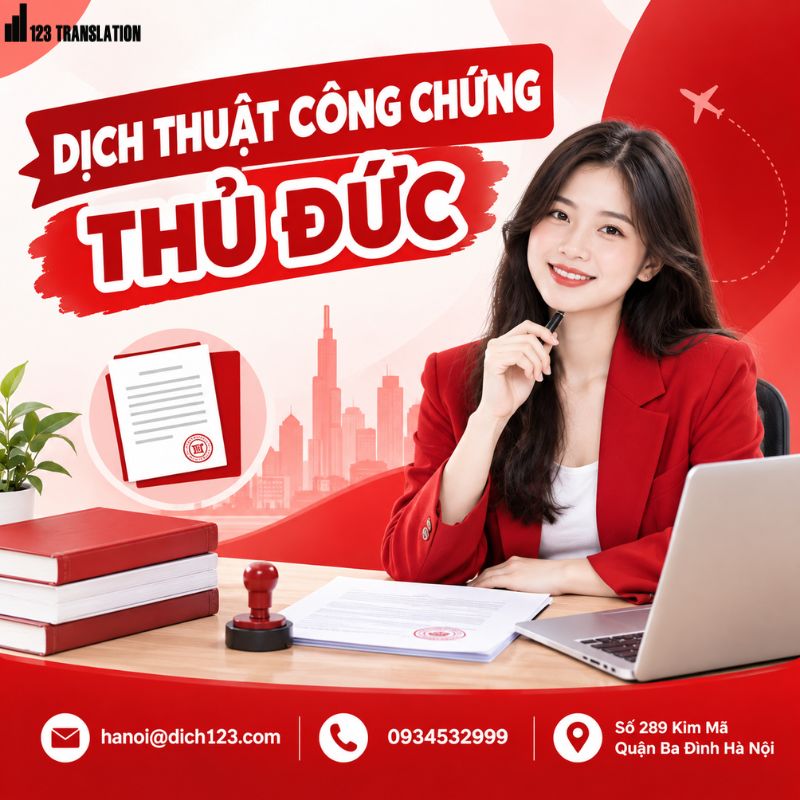 Dịch thuật công chứng Thủ Đức