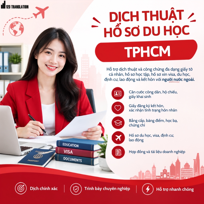 Dịch thuật hồ sơ du học TPHCM