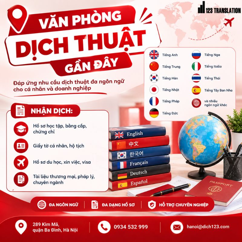 Văn phòng dịch thuật gần đây – Địa chỉ dịch thuật chuyên nghiệp, uy tín