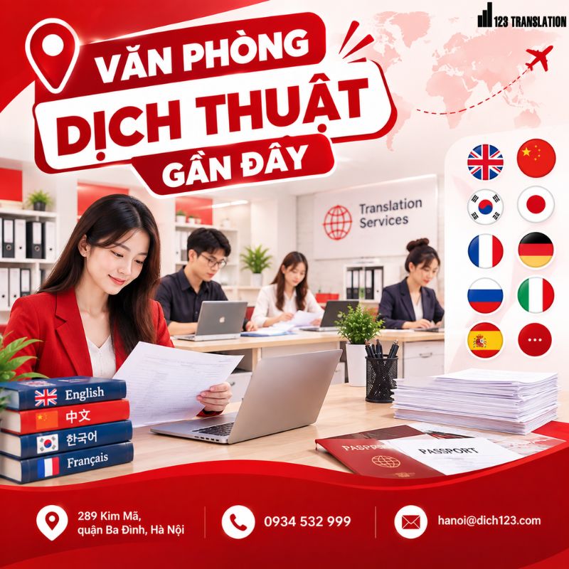 Văn phòng dịch thuật gần đây – Địa chỉ dịch thuật chuyên nghiệp, uy tín