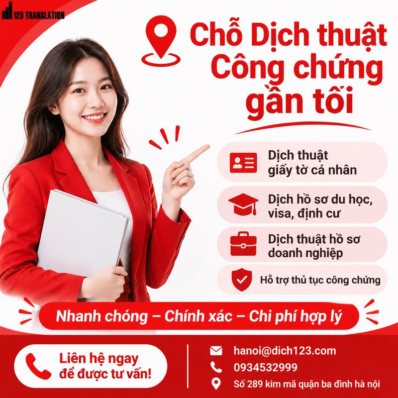 Chỗ dịch thuật công chứng gần tôi – Cách tìm địa chỉ uy tín, nhanh chóng và tiết kiệm chi phí