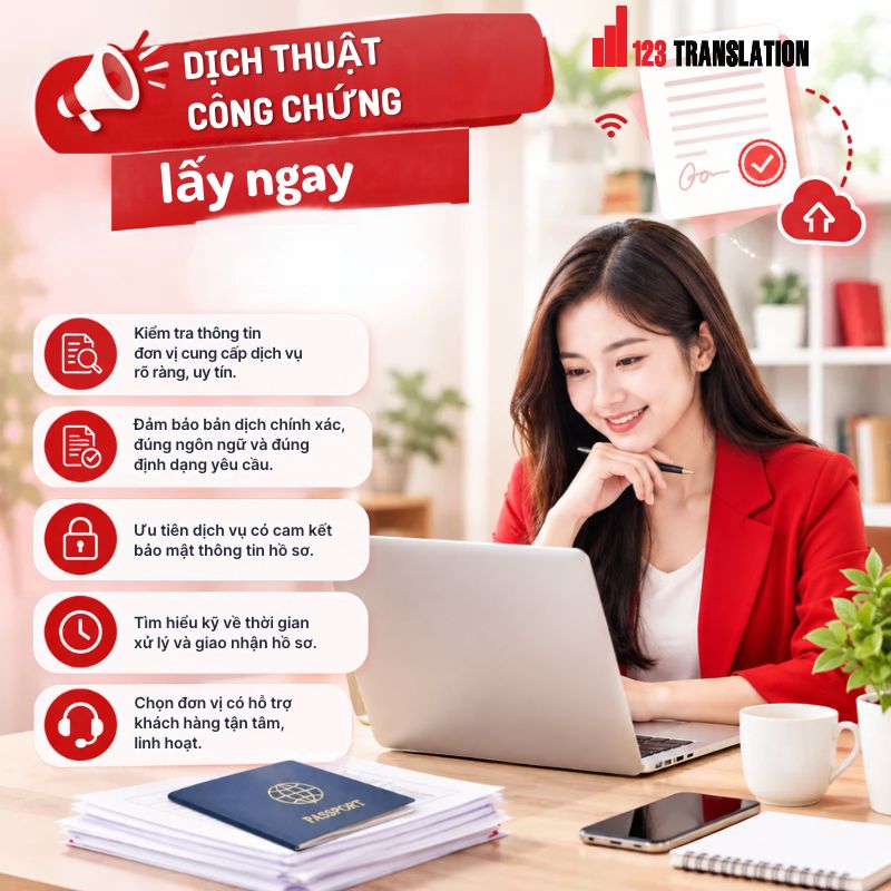 Dịch thuật công chứng lấy ngay – Dịch vụ nhanh chóng, chính xác và chuyên nghiệp