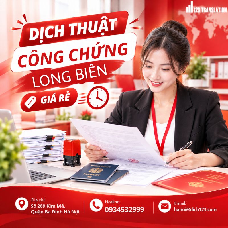 Dịch thuật công chứng Long Biên – Dịch vụ chuyên nghiệp, chính xác và tận tâm