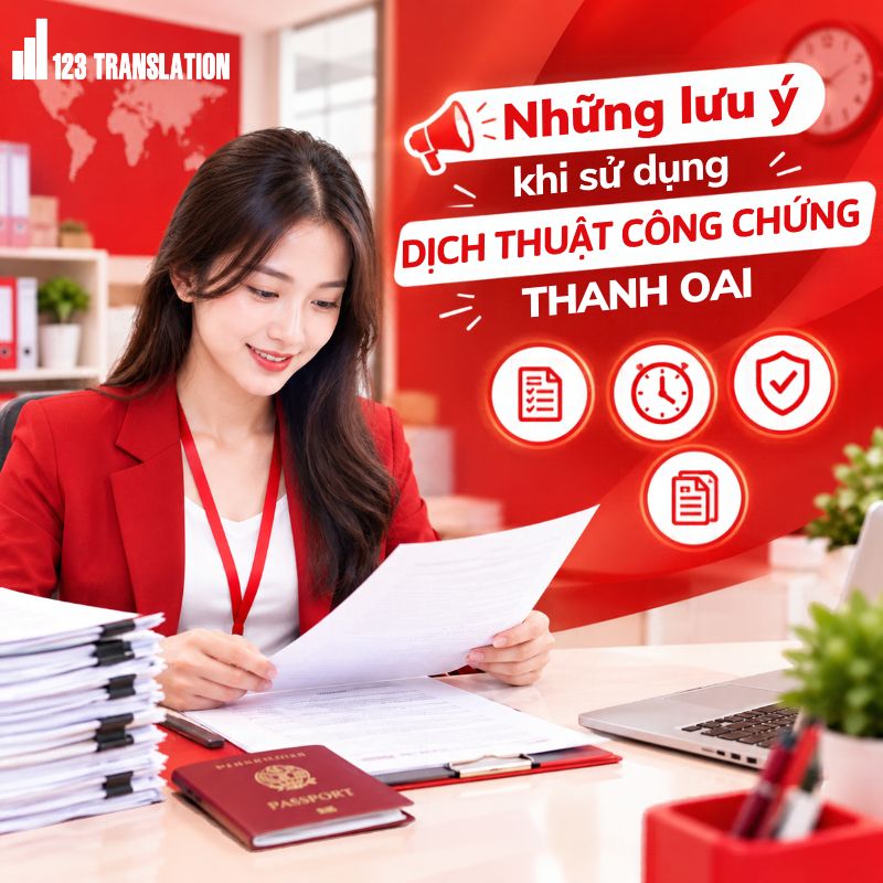 Dịch thuật công chứng Thanh Oai – Dịch vụ chuyên nghiệp, chính xác và uy tín