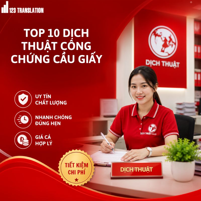 TOP 10 DỊCH THUẬT CÔNG CHỨNG CẦU GIẤY UY TÍN, CHUYÊN NGHIỆP