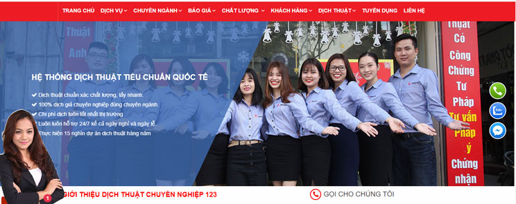 Công ty dịch thuật chuyên nghiệp 123 Việt Nam