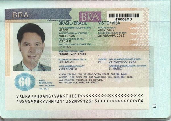 Dịch công chứng tiếng Brazil hộ chiếu